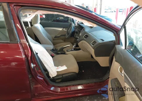 2013 Honda Civic Ex z USA, uszkodzony, nr VIN 19XFB2F82DE035357